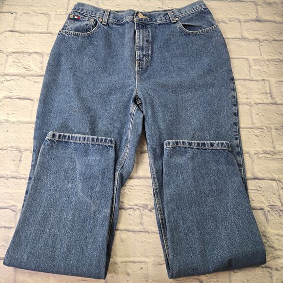 Vintage 2002 Tommy Hilfiger Women's Tapered Jeans size 16 - Picture 9 of 16